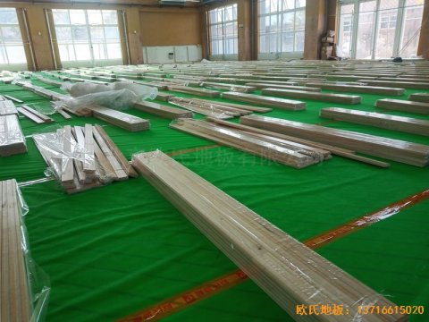北京大興區(qū)團河路98號運動地板鋪設(shè)案例